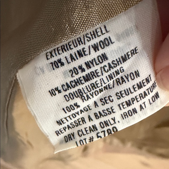 Lindor Tan Wool Cashmere Blazer – Size 16 - Picture 3 of 9